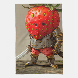 Strawberry Warrior Geschirrtuch