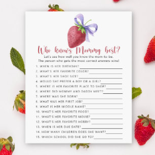 Strawberry - Wer Mami am besten kennt