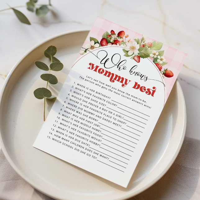 Strawberry Wer Mommy Best Dusche Spiel kennt (Von Creator hochgeladen)