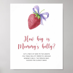 Strawberry - Wie groß ist das Bauchspiel von Mama? Poster
