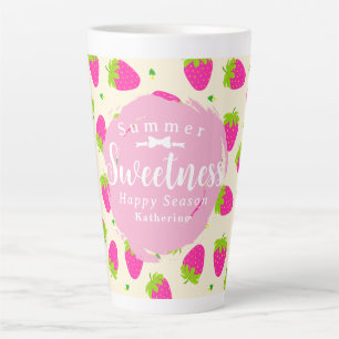 Strawberry Yellow Milchtasse