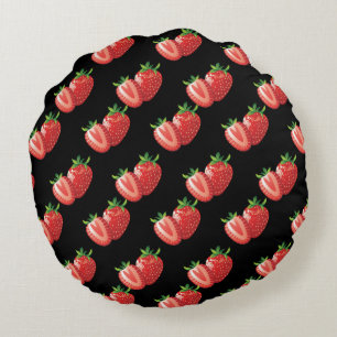 Strawberrys Rundes Kissen