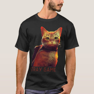 stray cat game, stray video game, stray game   T-Shirt