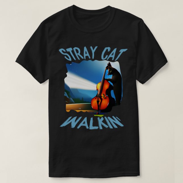 Stray Cat Walkin T-Shirt (Design vorne)