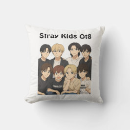 Stray Kids Anime Graphic Kissen