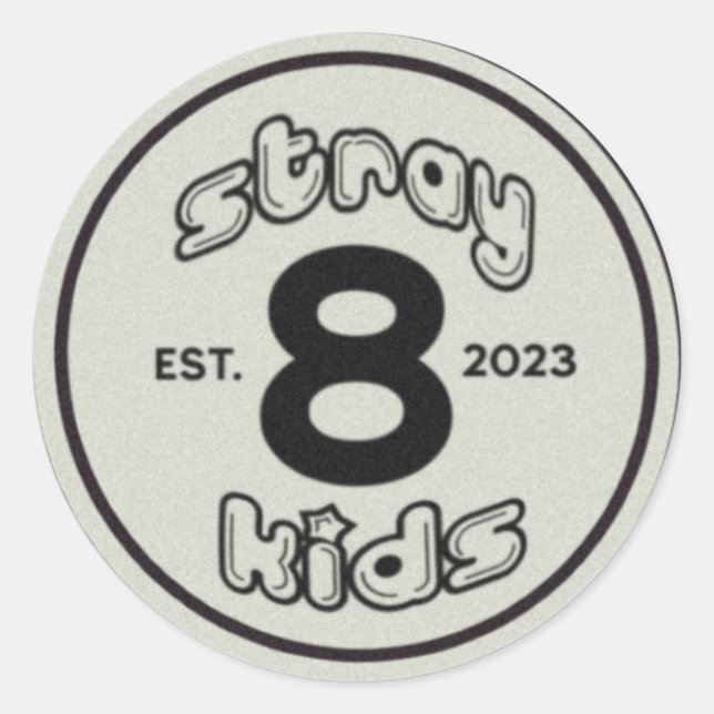 Stray Kids [Aufkleber] Runder Aufkleber (Vorderseite)