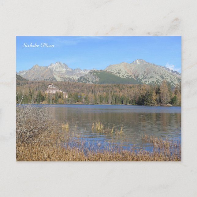 Strbske Pleso Feiertagspostkarte (Vorderseite)