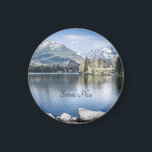 Strbske Pleso, Hohe Tatra, Slowakei, Magnet<br><div class="desc">Strbske Pleso,  malerischer Bergsee,  Hohe Tatra,  Slowakei.</div>