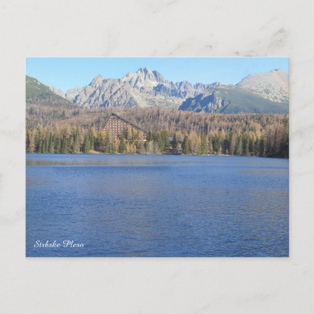 Strbske Pleso Postkarte (Vorderseite)