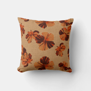 Streaky Hawaiian Hibiskus Reversible Pillows Kissen
