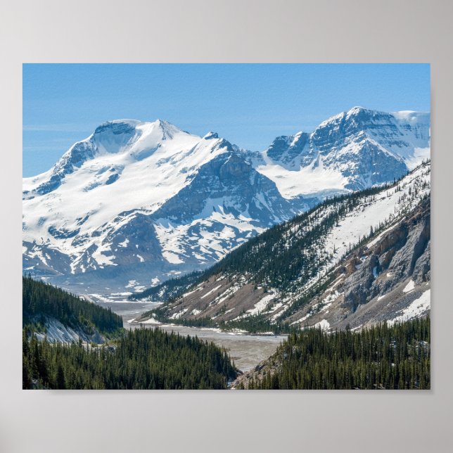Stream entlang Icefields Parkway Highway 93 - Kana Poster (Vorne)