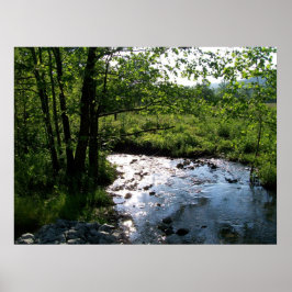 Stream in der Höhlendecke Poster