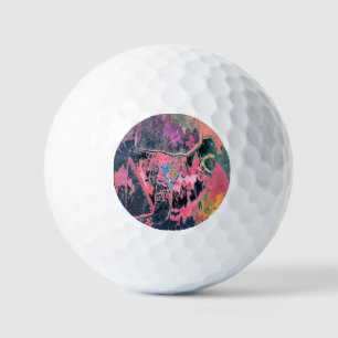 STREAM WASSER ABSTRAKT GOLFBALL
