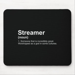 Streamer Live-Dampf-Definition  Mousepad