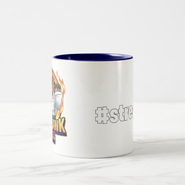 #streamer SparhawkGames-Tasse Zweifarbige Tasse (Mittel)