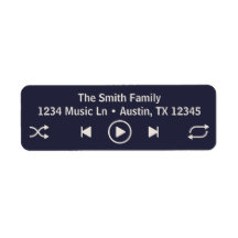 Streaming Music Player Blue Rücksendeadresse