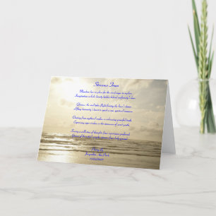 Streams von der Grußkarte Karte