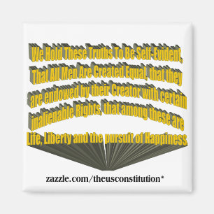 Streben nach Gelb des Glück-3D Magnet