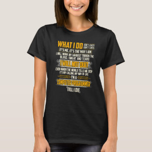 Streber IT Computer Nerd Was Ich Tue Werde Ich Nic T-Shirt