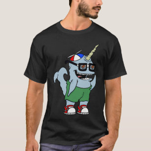 Streberhafter Narwal T-Shirt