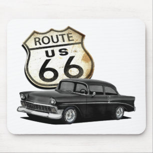 Strecke 66 bel air and sign mousepad