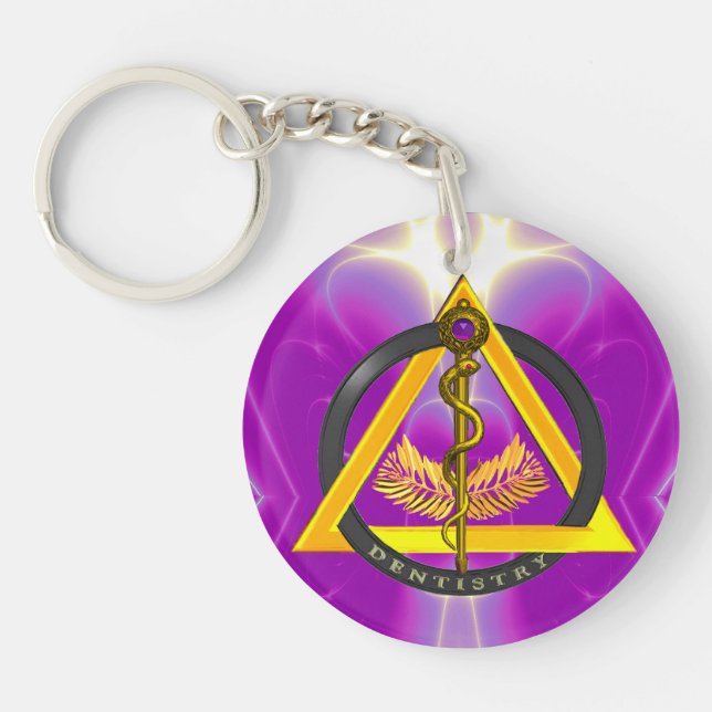 STRECKE DER ASCLEPIUS-DENTISTLEISTUNG SCHLÜSSELANHÄNGER (Vorderseite)