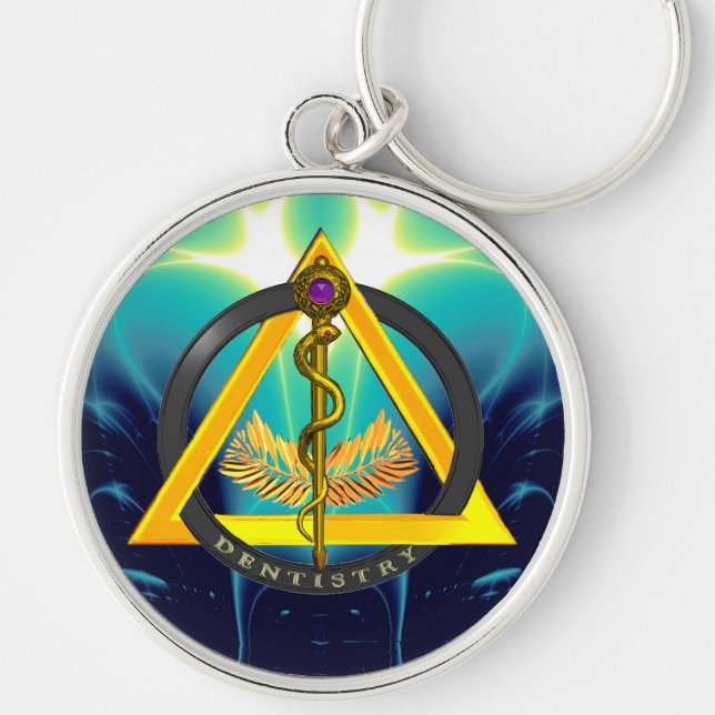 STRECKE DER ASCLEPIUS-DENTISTLEISTUNG SCHLÜSSELANHÄNGER (Vorne)