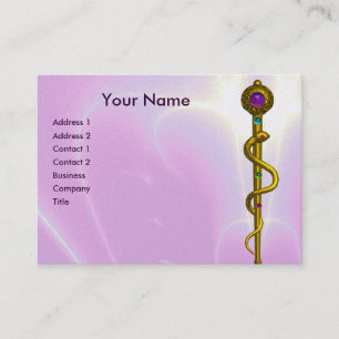 STRECKE DER ASCLEPIUS-Gold-Heilung Ultra-Violet Visitenkarte