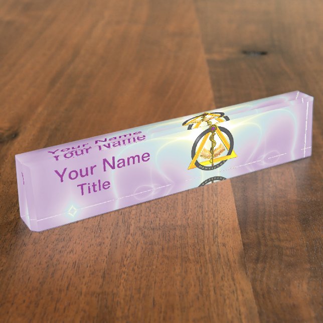 STRECKE DES ASCLEPIUS DENTIST DENTISTRY SYMBOL LIL NAMENSPLAKETTE (Seite)