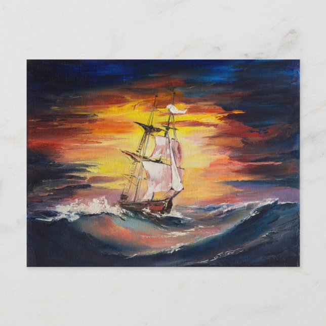 Strecke Postkarte (Vorderseite)