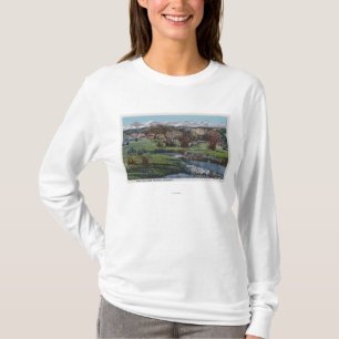 Strecke Trinidads, Colorado - Snowy-u. Tal-Ansicht T-Shirt