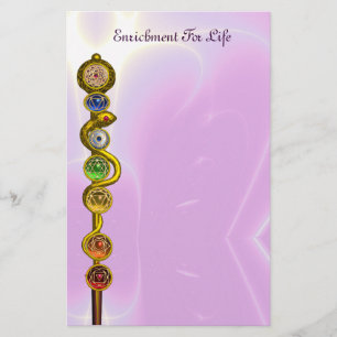 STRECKE VON ASCLEPIUS 7 CHAKRAS,YOGA,SPIRITUELLE E BRIEFPAPIER