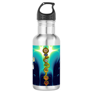 STRECKE VON ASCLEPIUS 7 CHAKRAS,YOGA,SPIRITUELLE E EDELSTAHLFLASCHE
