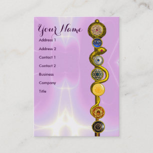 STRECKE VON ASCLEPIUS,7 SCHAKRAS,YOGA,SPIRITUELLE VISITENKARTE