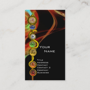 STRECKE VON ASCLEPIUS,7 SCHAKRAS,YOGA,SPIRITUELLE  VISITENKARTE
