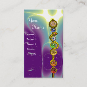 STRECKE VON ASCLEPIUS,7 SCHAKRAS,YOGA,SPIRITUELLE  VISITENKARTE