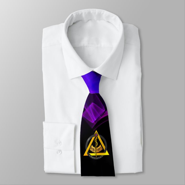 STRECKE VON ASCLEPIUS DENTIST DENTISTRSTRESS Black Krawatte (Gebunden)