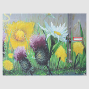 Street Art Blume Urban 15 Decoupage Tissue Paper Seidenpapier