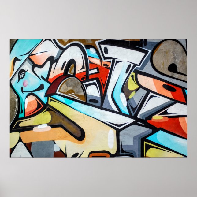 Street Art / Graffiti Foto Poster (Vorne)