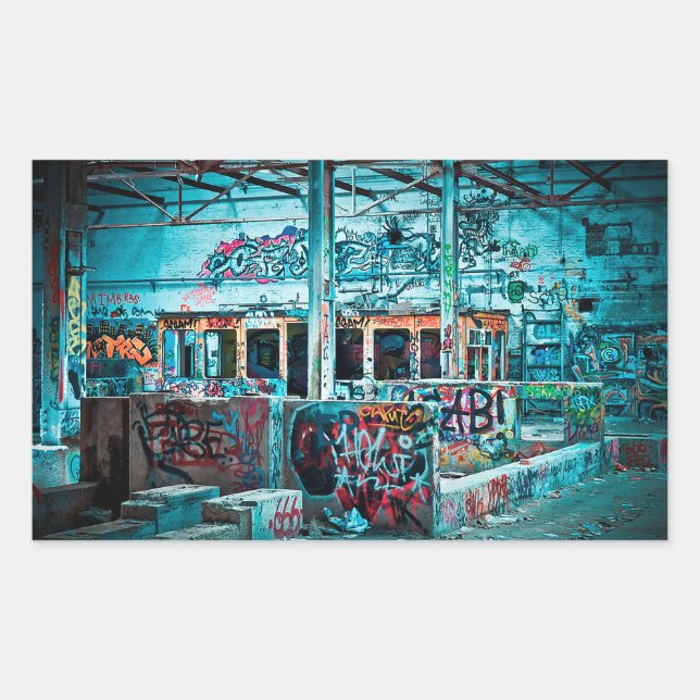 Street Art Graffiti Mural Brick Wall Stickers (Vorderseite)