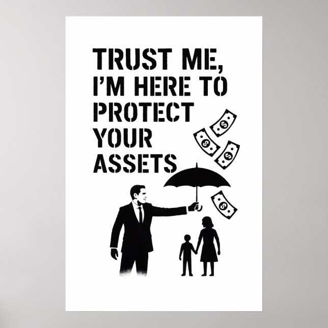 Street Art Insurance Poster – Modern Financial Pro (Vorne)