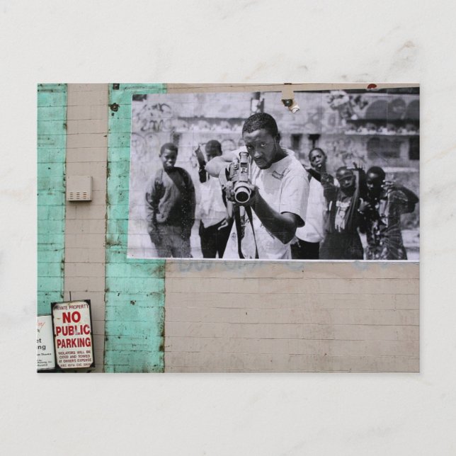 Street Art Postkarte (Vorderseite)