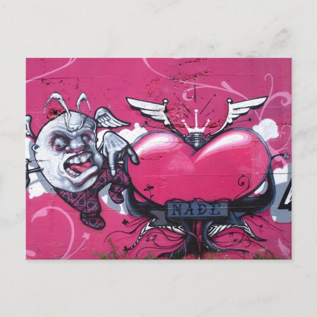 Street ART Postkarte (Vorderseite)