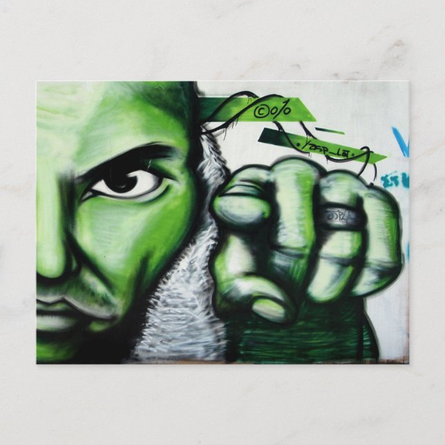 Street ART Postkarte (Vorderseite)