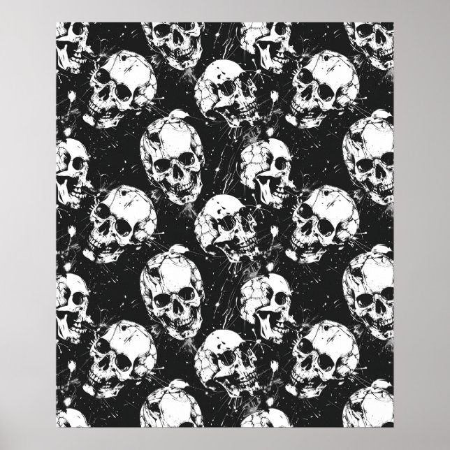 Street Art Skull Poster Design A26 (Vorne)