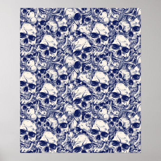 Street Art Skull Poster Design A27 (Vorne)