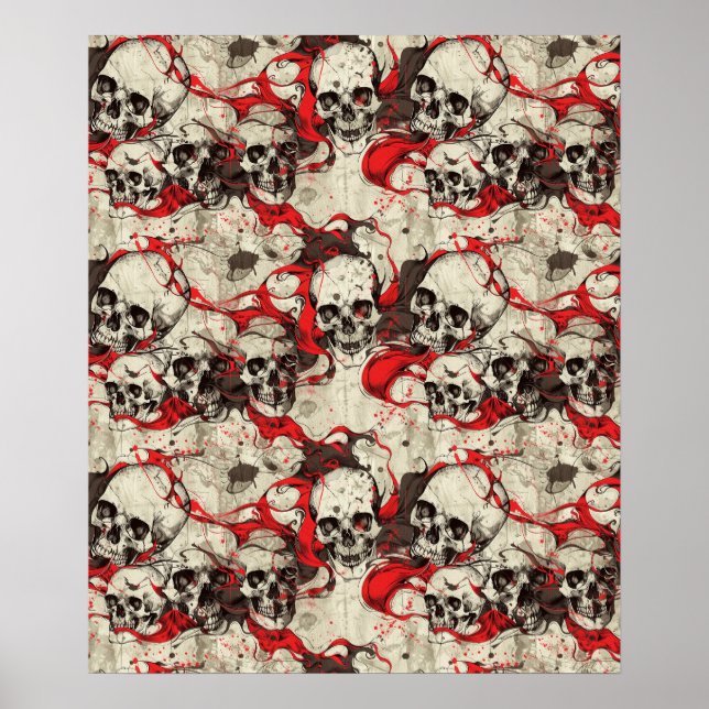 Street Art Skull Poster Design A31 (Vorne)