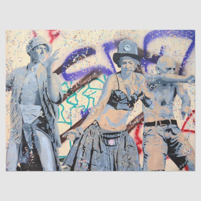 Street Art Urban 12 Dekoupage Tissue Paper Seidenpapier (Vorderseite)