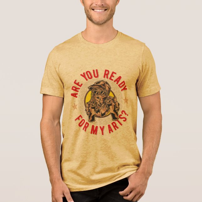 Street Artist Tri-Blend Shirt (Vorderseite)