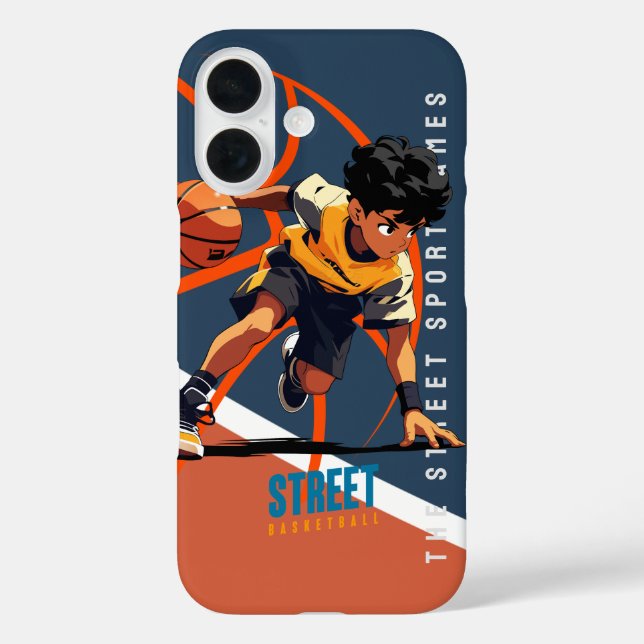 Street Basketball | iPhone 16 Hülle (Rückseite)